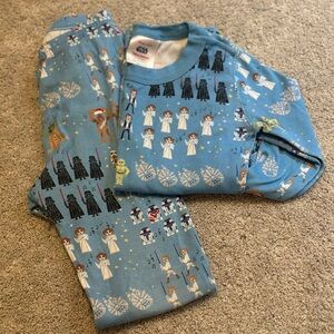 EXCELLENT Condition | Hanna Andersson Star Wars Holiday PJ set | US 8 130cm